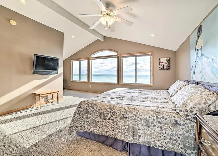 East Tawas Home W/ Patio, Lake Huron On-Site